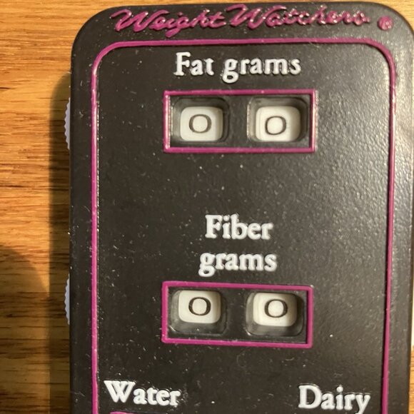 Vintage 90s Weight Watchers Fat & Fiber Tracker Manual Tracker No Box - Picture 6 of 9
